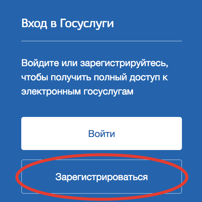 Аккаунт на портале Госуслуг