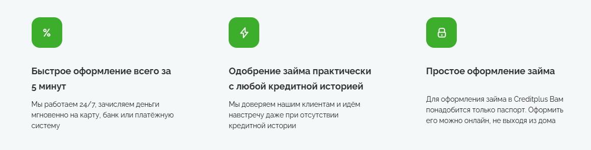 CreditPlus - какие плюсы