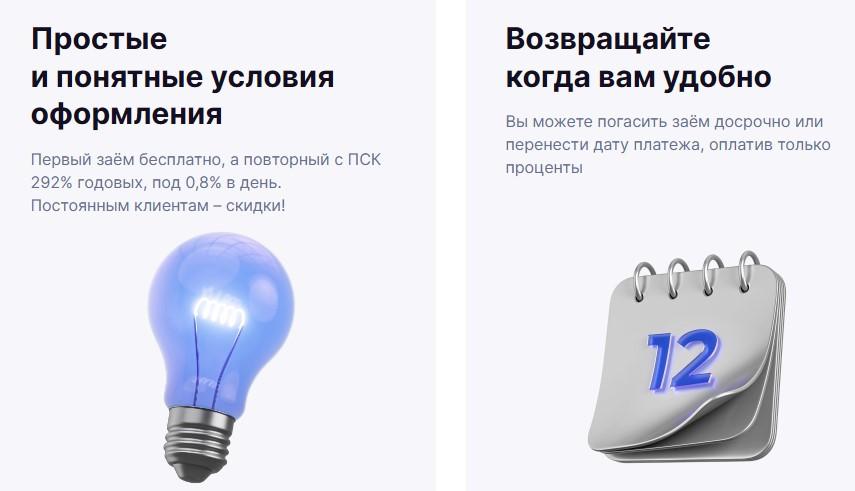 преимущества займов в Credit7